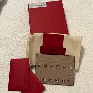 Valentino Rockstud Card Case